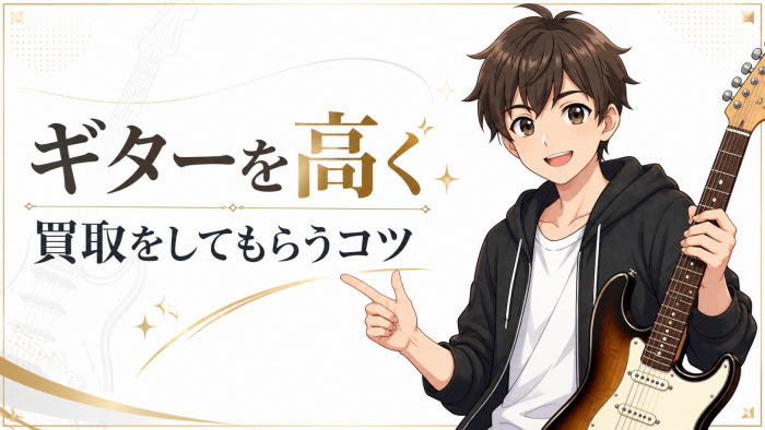 ギターを高く買取をしてもらうコツ